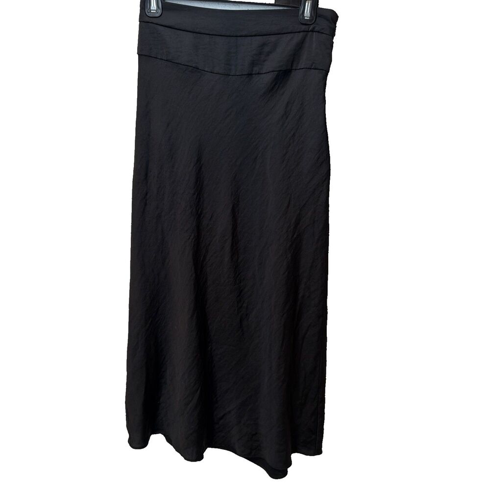 Boho Chic Minimalist Grunge Elegant Witchy-Goth Free People Black Maxi Skirt 2